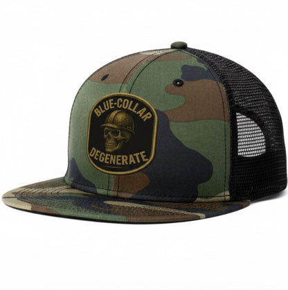 Blue Collar Degenerate - Flat Bill Hat