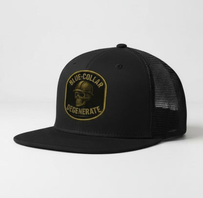 Blue Collar Degenerate - Flat Bill Hat