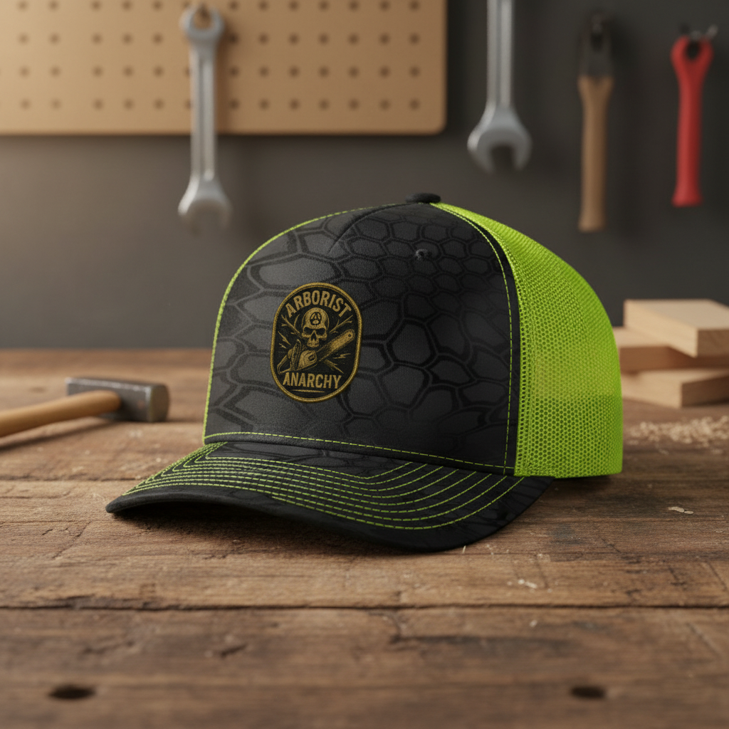 Arborist Anarchy Hat Professional Lifestyle Shot