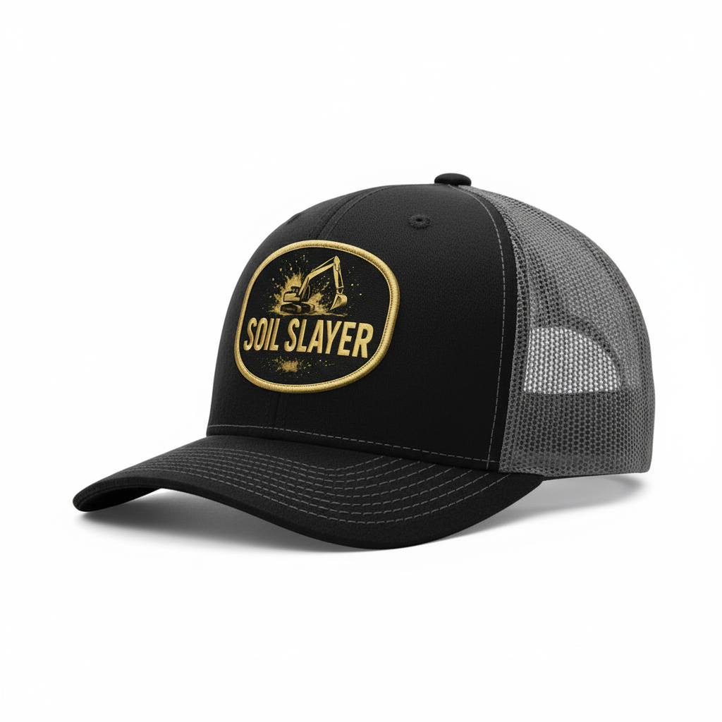 Black Soil Slayer Hat Side View