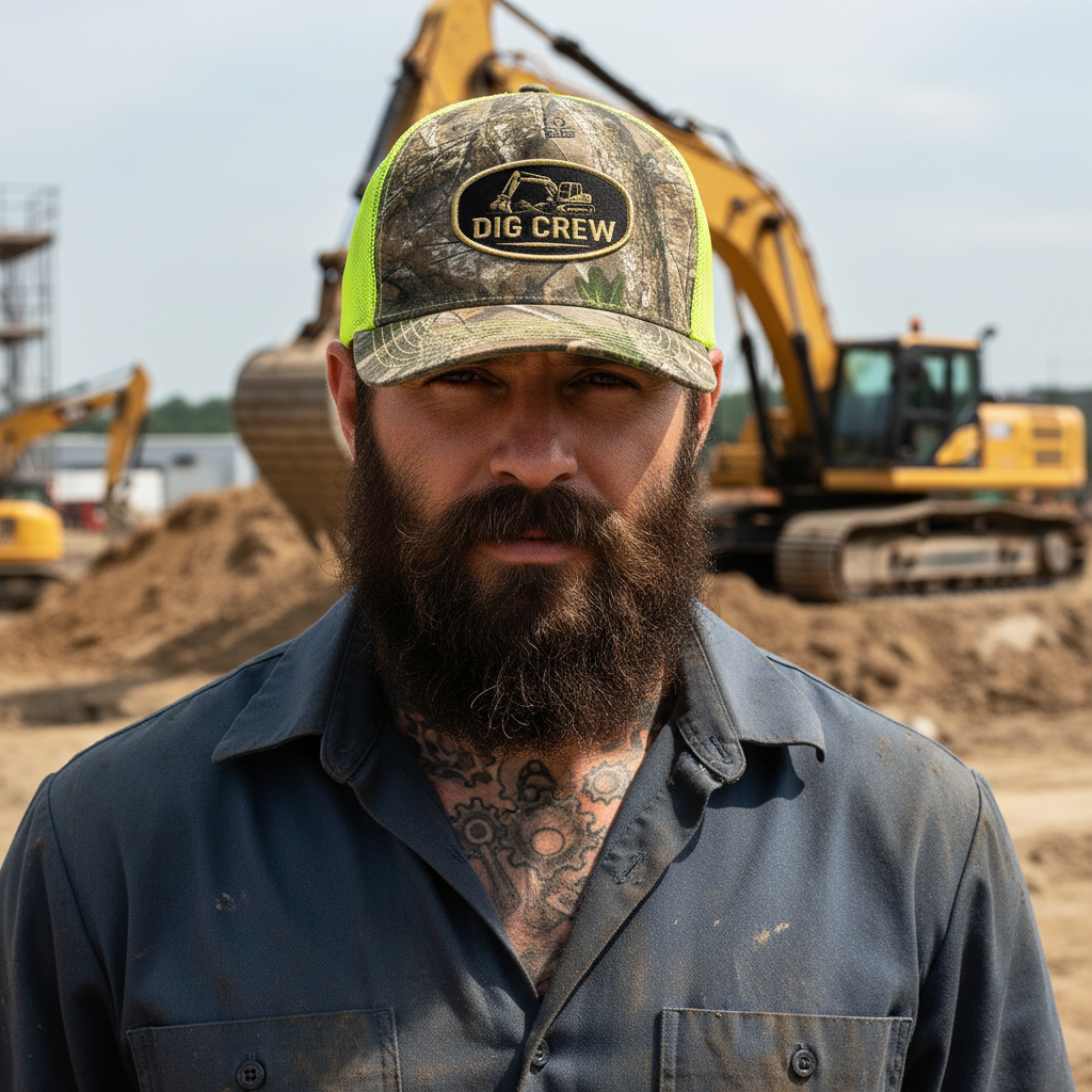 Dig Crew - Camo Trucker Hat