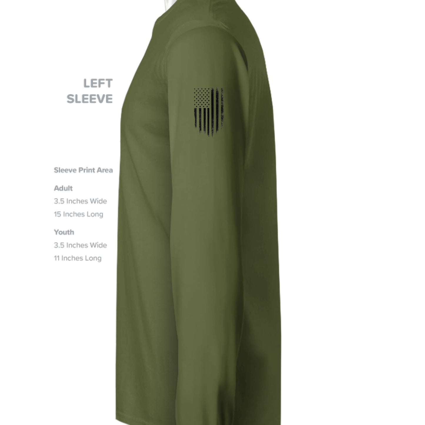 MILITARY GREEN - SLEEVE_LEFT