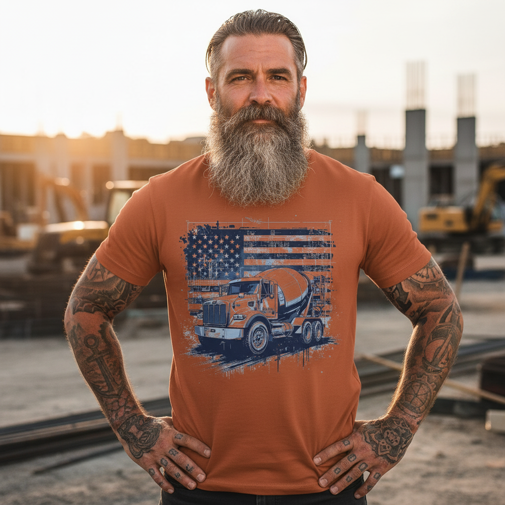 Concrete Flag - Short Sleeve T-Shirt