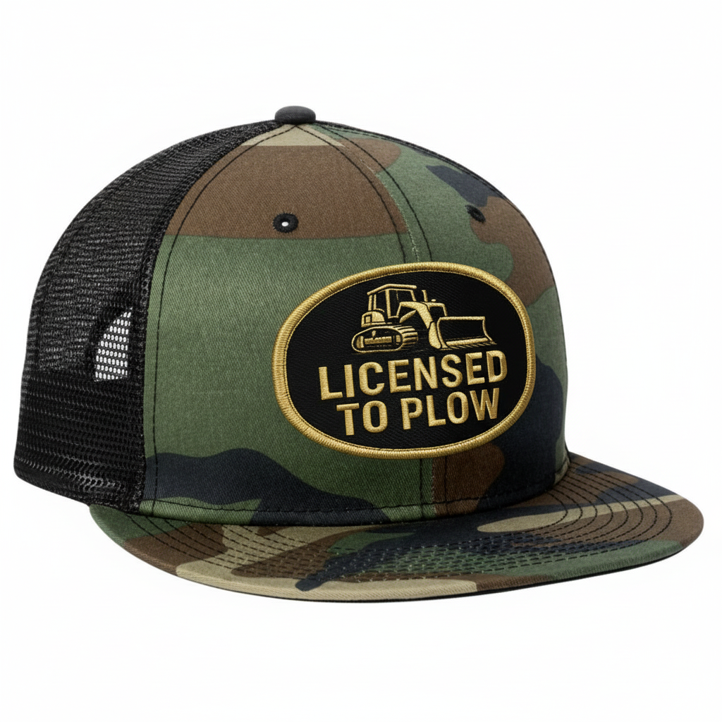 Licensed to Plow - Flat Bill Hat