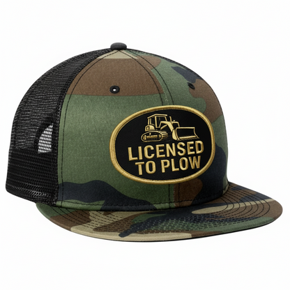 Licensed to Plow - Flat Bill Hat