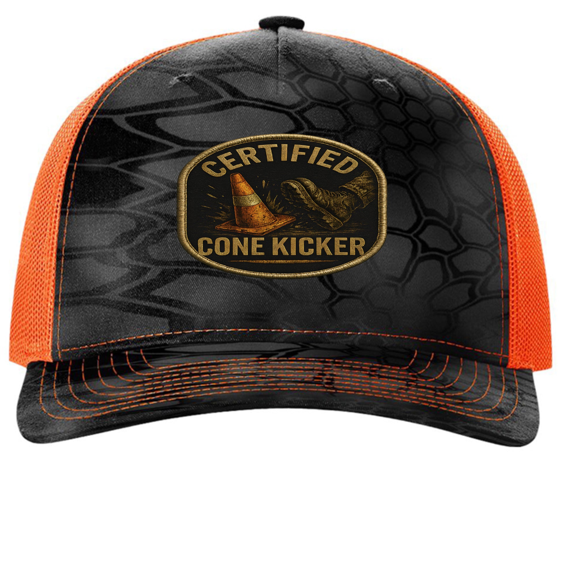 Kryptek Typhon/ Neon Orange - FRONT