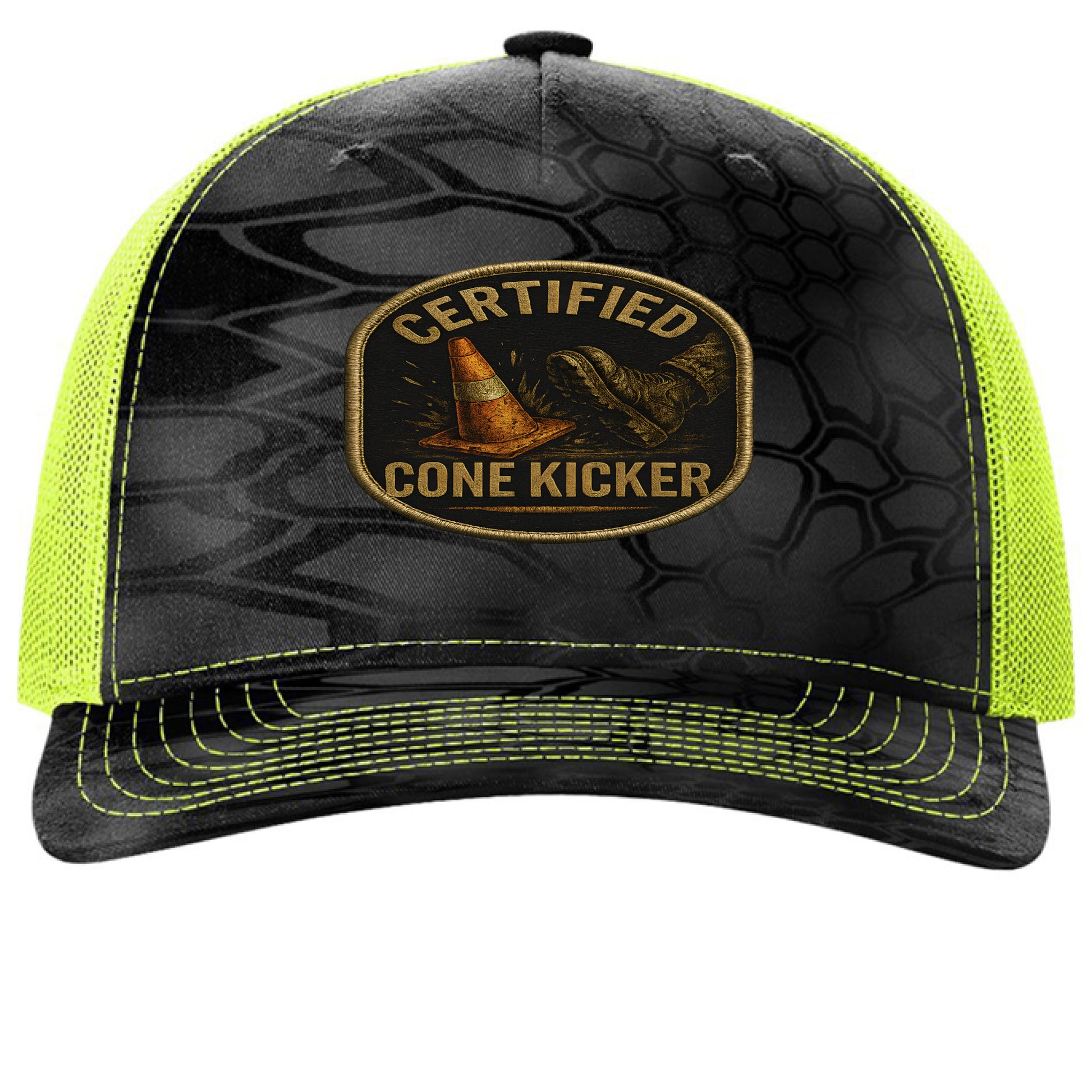 Kryptek Typhon/ Neon Yellow - FRONT