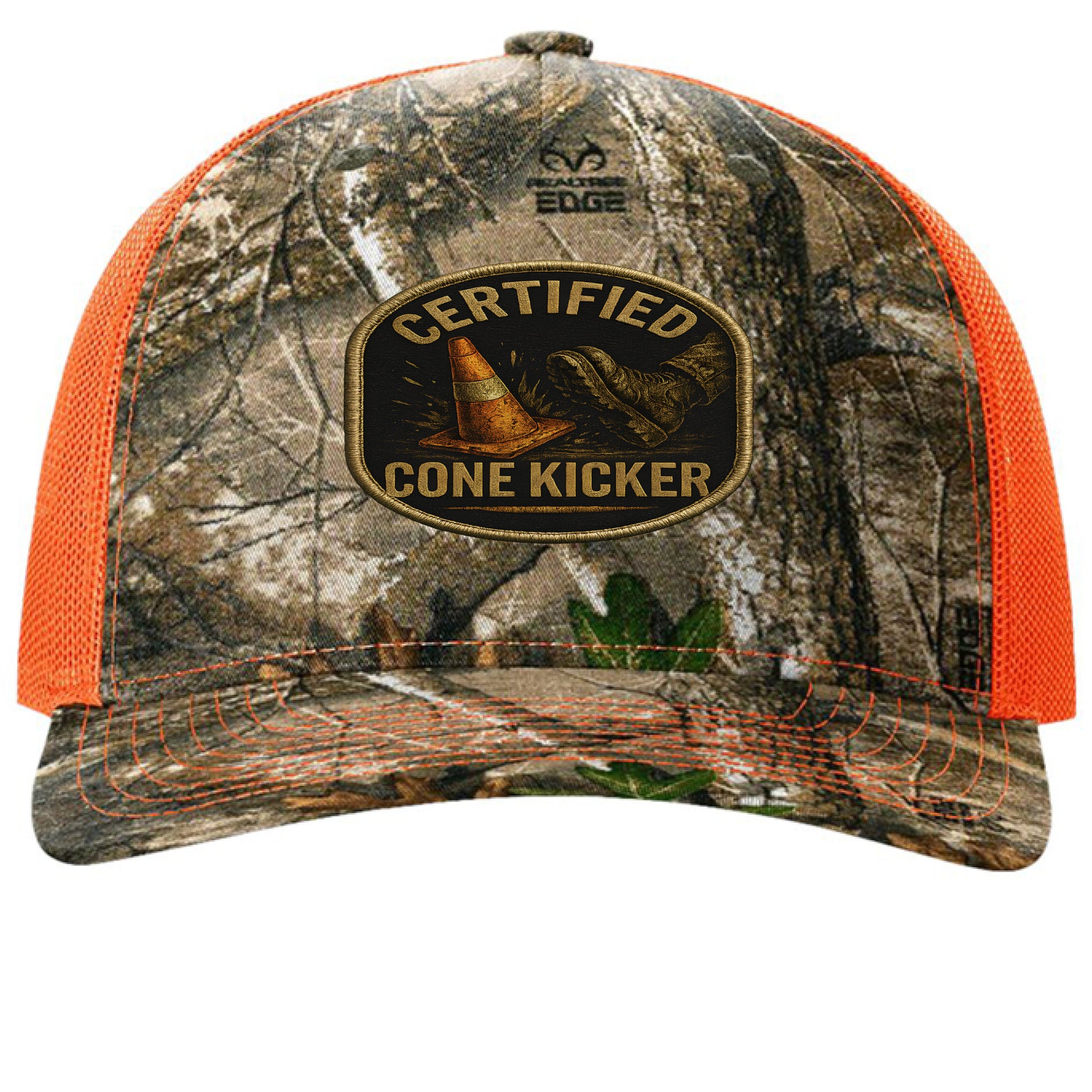 Realtree Edge/ Neon Orange - FRONT