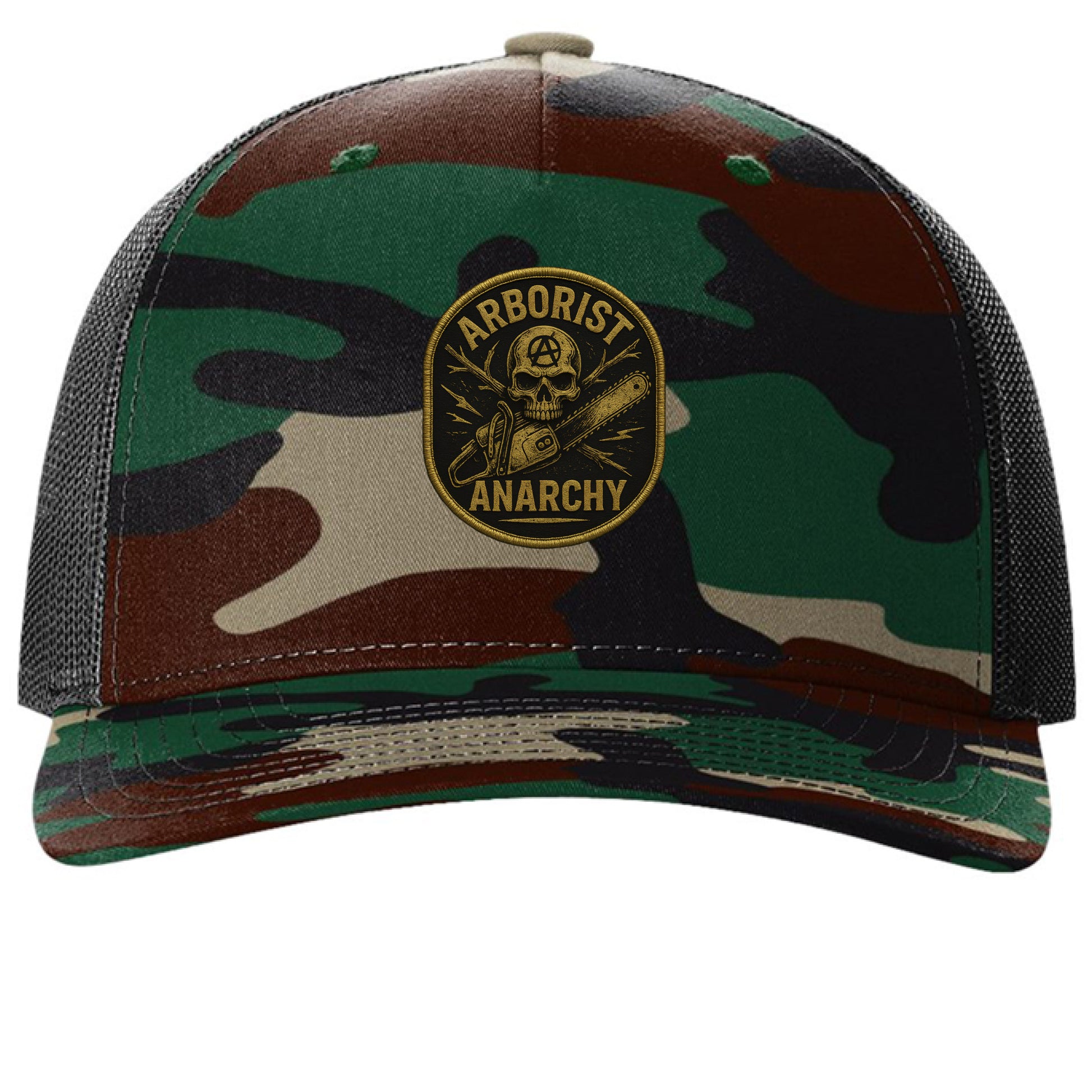 Green Camo/ Black - FRONT