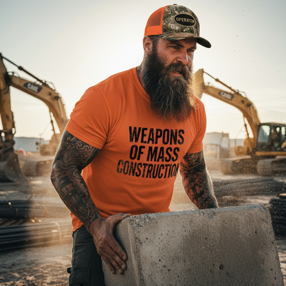 Ultra-realistic worker lifting heavy materials